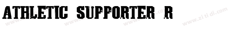 Athletic Supporter R字体转换